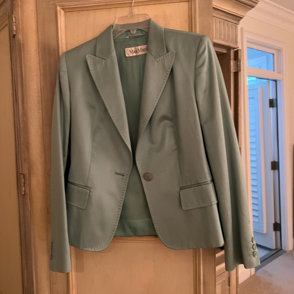 Max Mara Silk Couture Suit